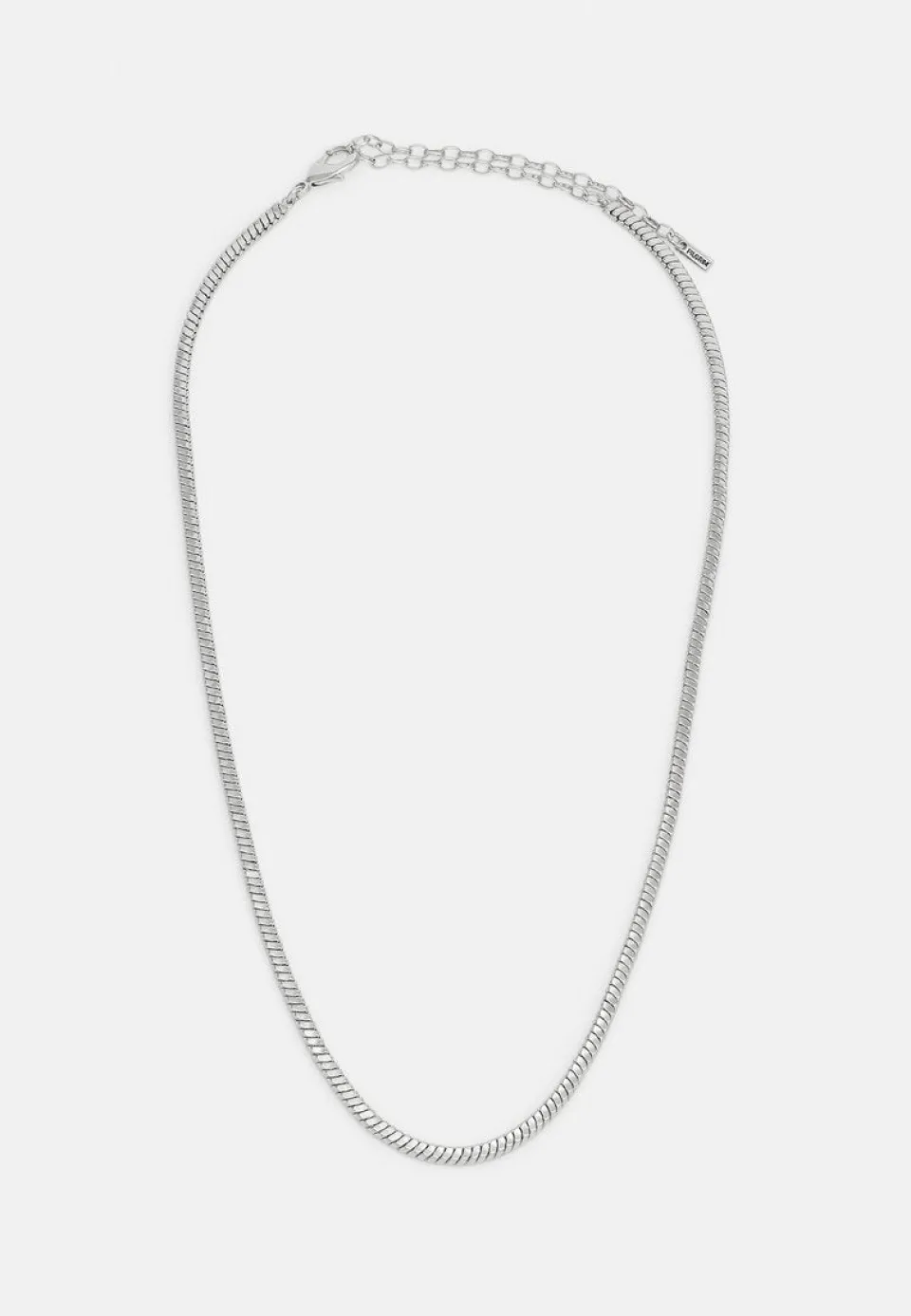 Pilgrim Dominique Flat Snake Silver Chain Recycled Necklace
