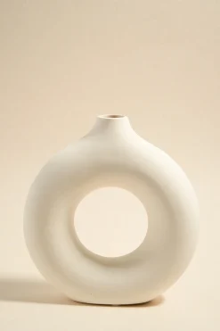 Flo's Home Donut White Large Candle Holder