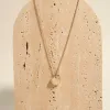 Humble + Heart Double EOL Pendant Gold Necklace