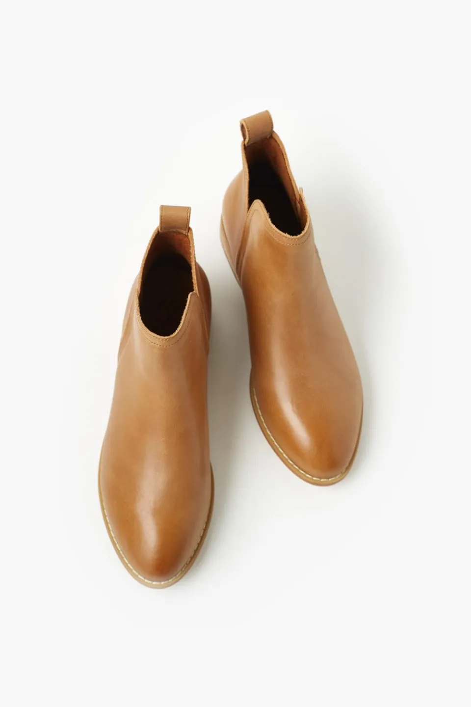 Walnut Douglas Tan Leather Ankle Boot