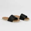 Humidity Lifestyle Dream Black Raffia Slide
