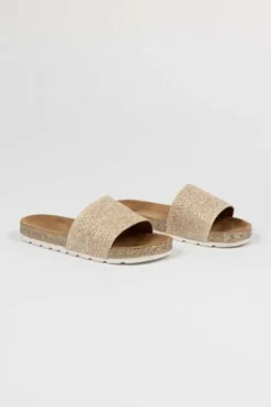 Humidity Lifestyle Dream Natural Raffia Slide