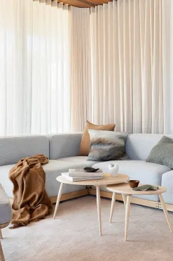 Baya Dune Multi Beige Feather Inner 55x55cm Cushion