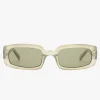 Le Specs Dynamite Eucalyptus Rectangle Khaki Mono Lens Sunglasses
