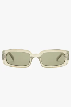Le Specs Dynamite Eucalyptus Rectangle Khaki Mono Lens Sunglasses