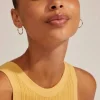 Pilgrim Eanna Large Hoops Recycled Gold Plated Earrings