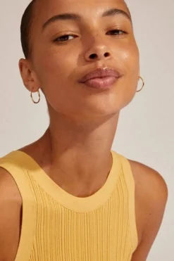 Pilgrim Eanna Large Hoops Recycled Gold Plated Earrings