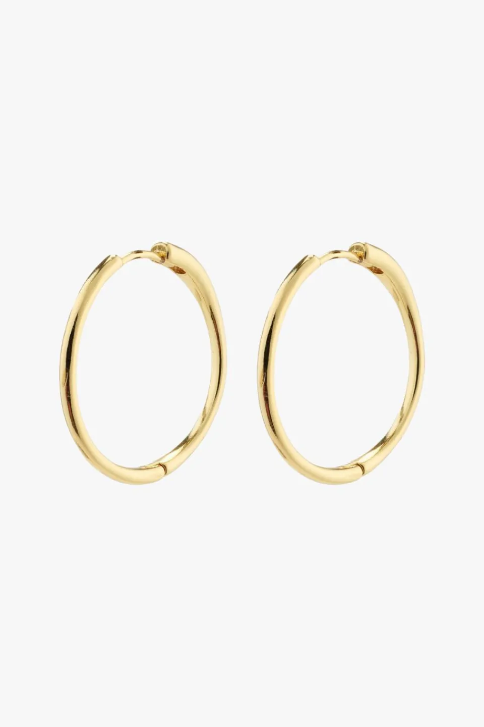 Pilgrim Eanna Large Hoops Recycled Gold Plated Earrings