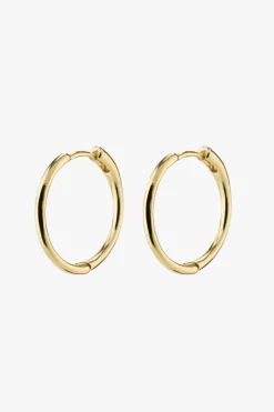 Pilgrim Eanna Medium Hoops Recycled Gold Plated Earrings