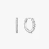 Ania Haie Ear Edit Silver Small Hoop Earrings