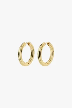 Pilgrim Edea Hoops Recycled Gold Plated EOL Earrings
