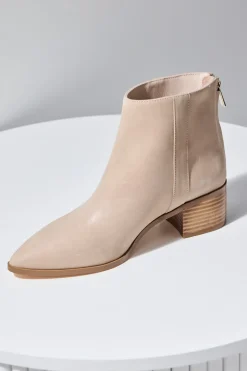 Nude Edith Mushroom Burnished Low Boot