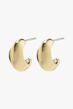 Pilgrim Edwina Chunky Mini Hoop EOL Earrings Gold Plated