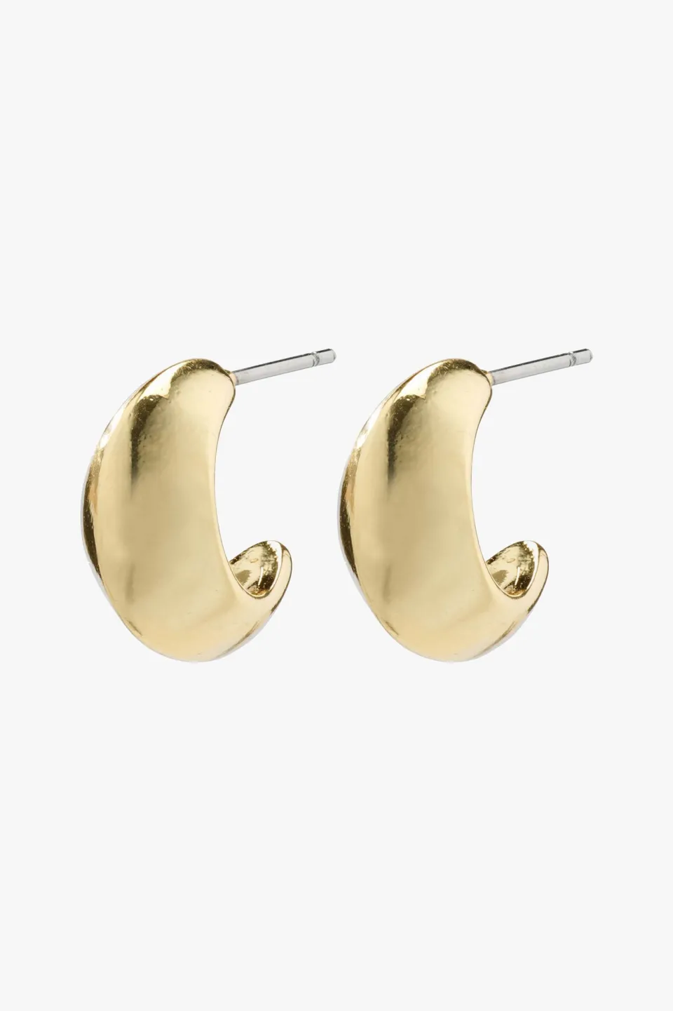 Pilgrim Edwina Chunky Mini Hoop EOL Earrings Gold Plated