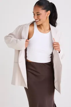Among the Brave Effortless Bone Soft Touch Blazer