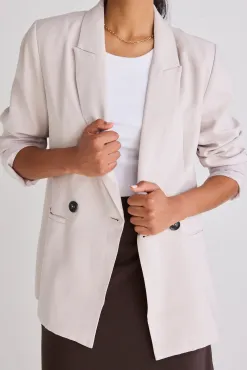 Among the Brave Effortless Bone Soft Touch Blazer