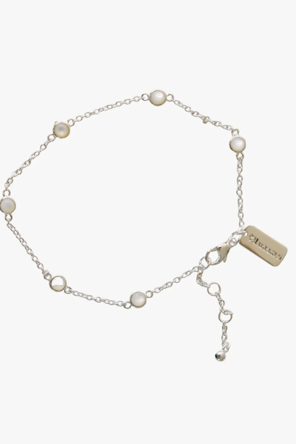 Love Lunamei Elara Mother Of Pearl EOL Sterling Silver Plated Bracelet