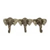 CC Interiors Elephant Hooks in Antique Nickel Finish 300x50x110cm
