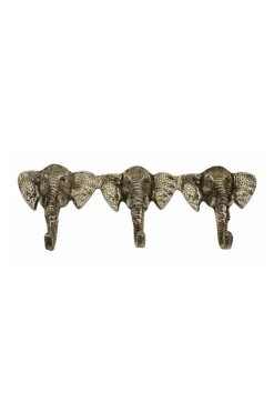 CC Interiors Elephant Hooks in Antique Nickel Finish 300x50x110cm