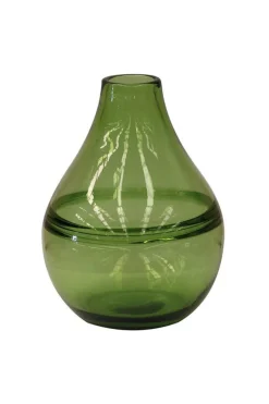 CC Interiors Emerald Green Handblown Glass Vase
