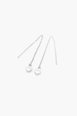 Stolen Girlfriends Club Falling Heart Thread Earrings