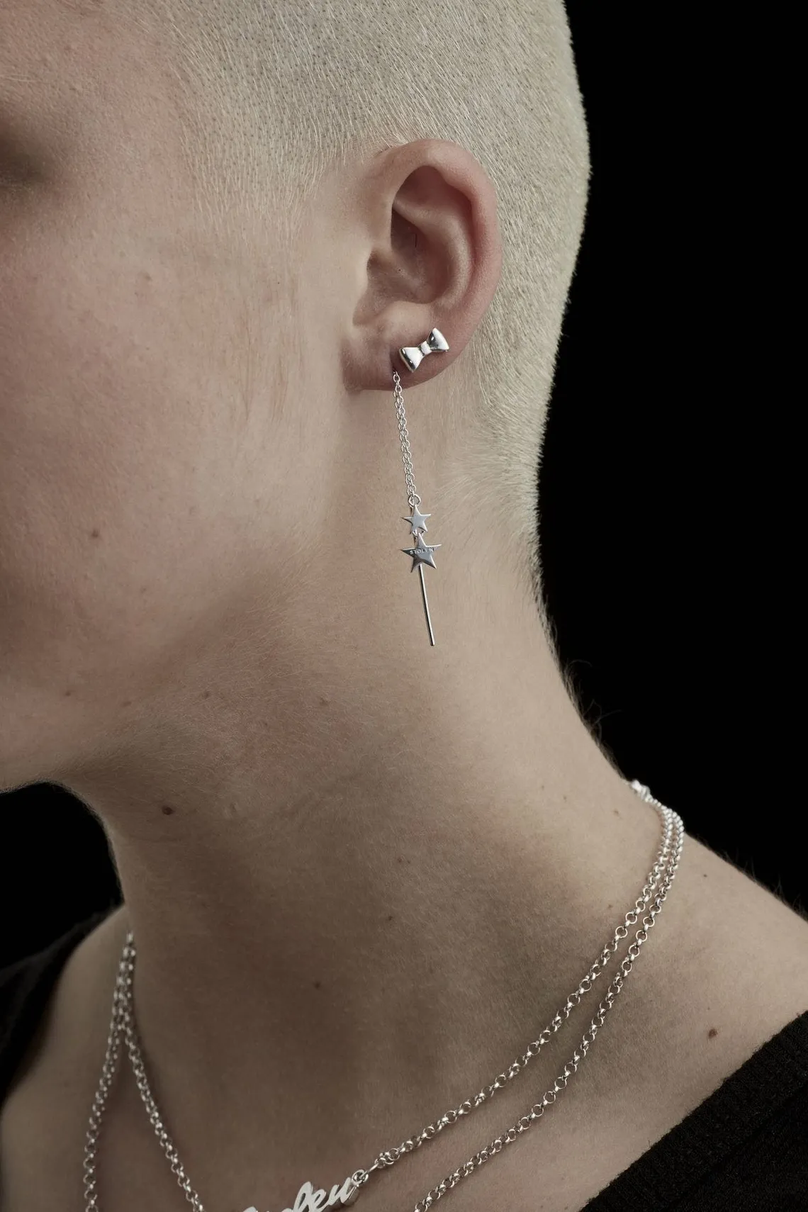 Stolen Girlfriends Club Falling Star Thread Earrings