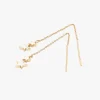 Stolen Girlfriends Club Falling Stolen Star Thread Earrings 18ct Gold Plated