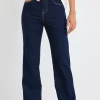 Stories be Told Farah Indigo High Rise Soft Flare Jean