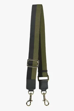 Saben Feature Black + Khaki Bag Strap