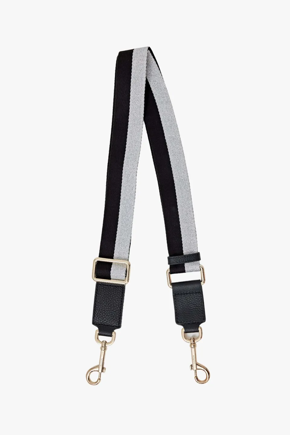 Saben Feature Black + Silver Bag Strap