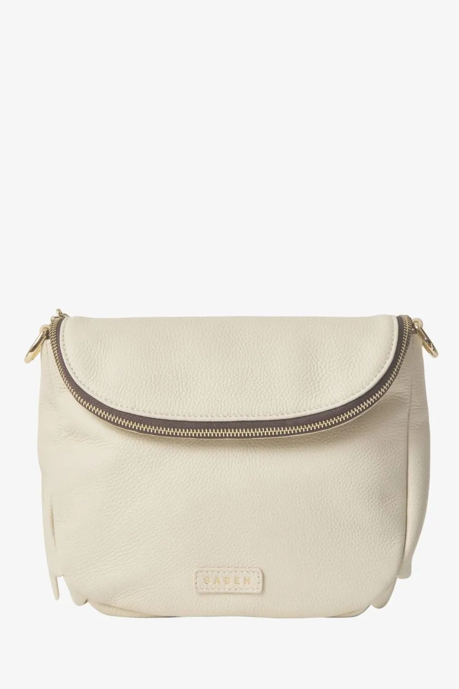 Saben Fifi Alabaster Crossbody Bag
