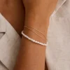 Humble + Heart Fine Double Chain Gold Bracelet