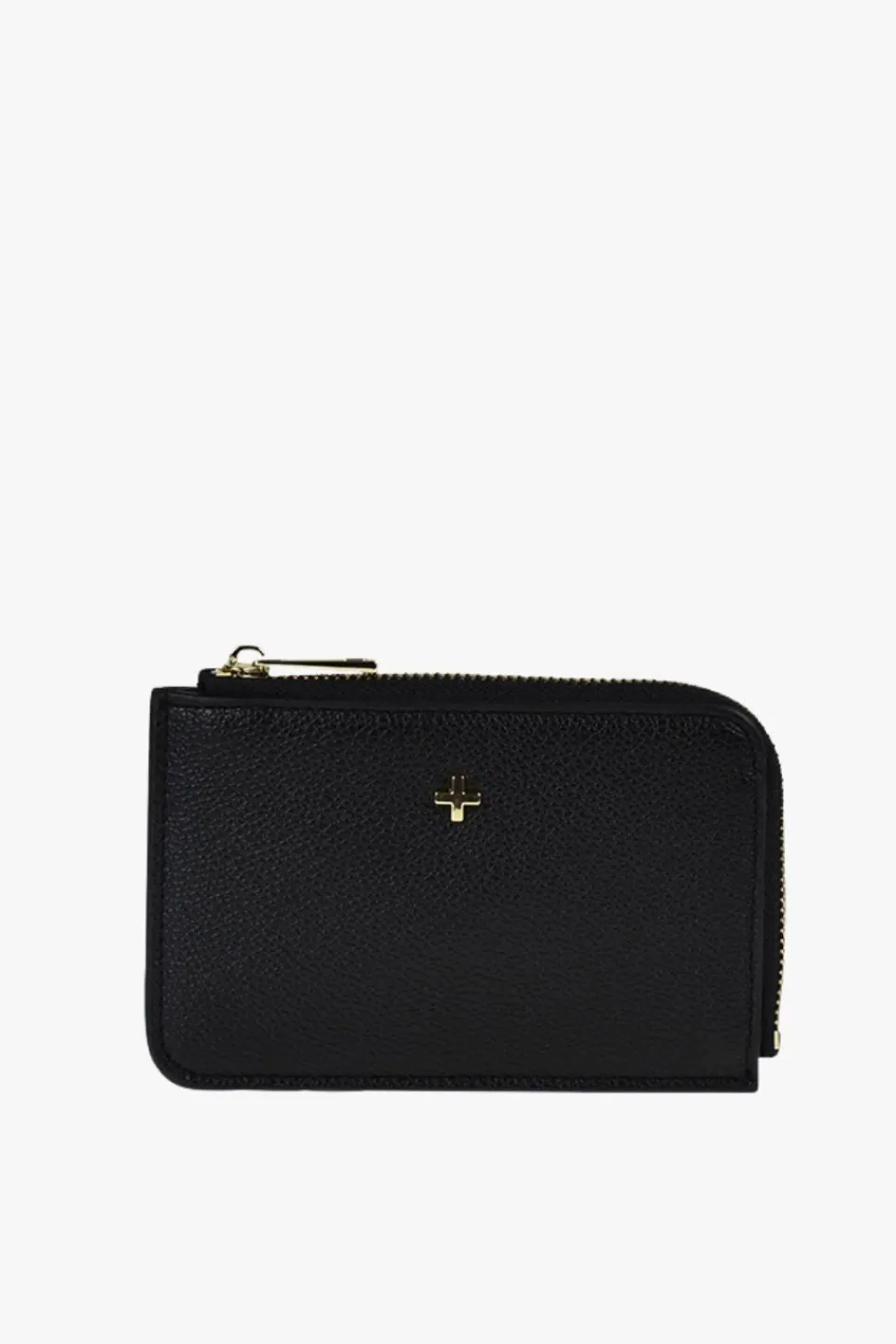 Peta + Jain Fitz Black Pebble Vegan Leather Card Holder