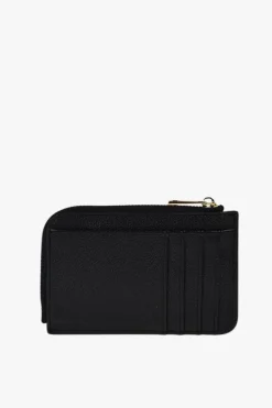 Peta + Jain Fitz Black Pebble Vegan Leather Card Holder
