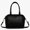 Status Anxiety Force of Being Black Bubble Leather Handbag