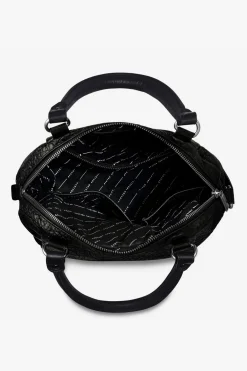 Status Anxiety Force of Being Black Bubble Leather Handbag