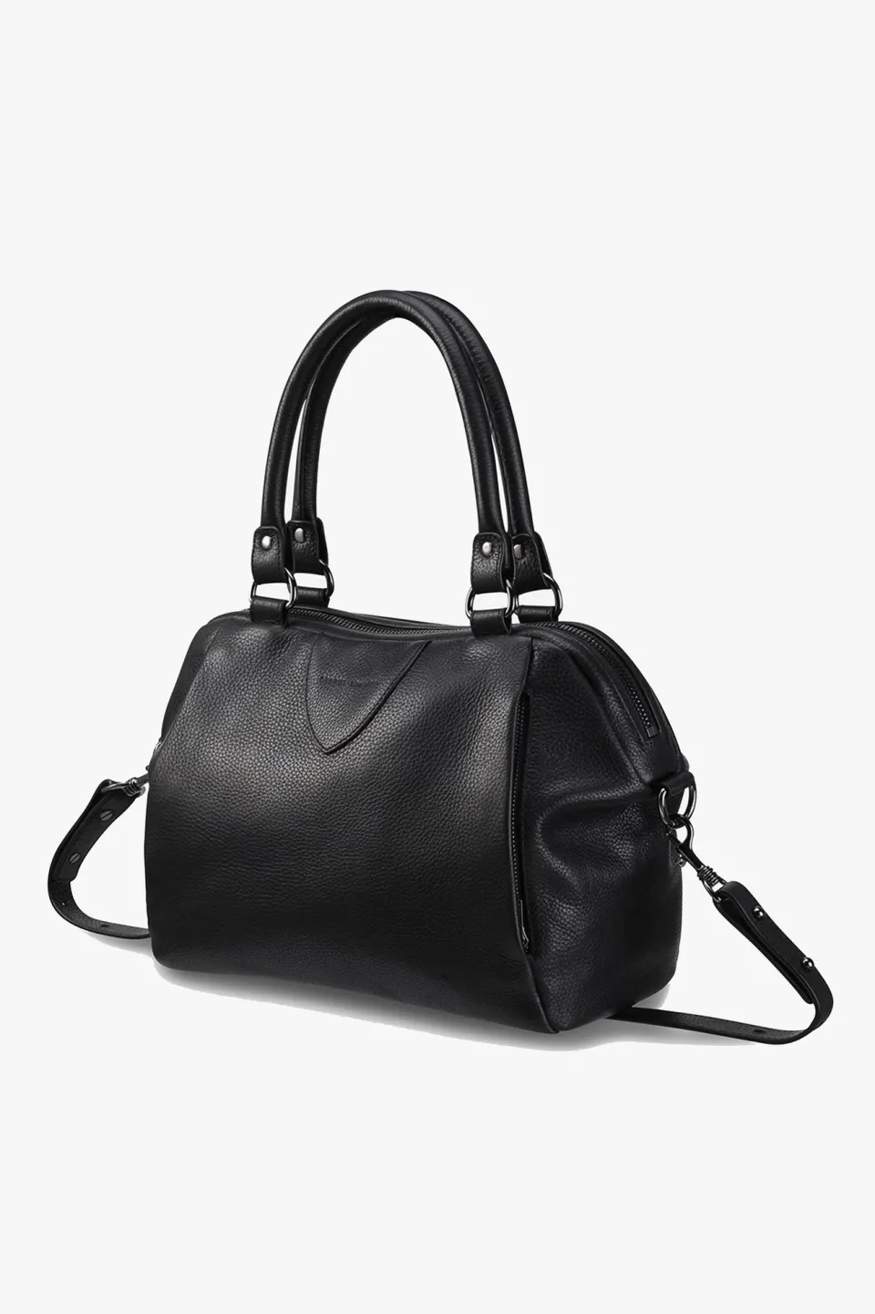 Status Anxiety Force of Being Black Leather Handbag