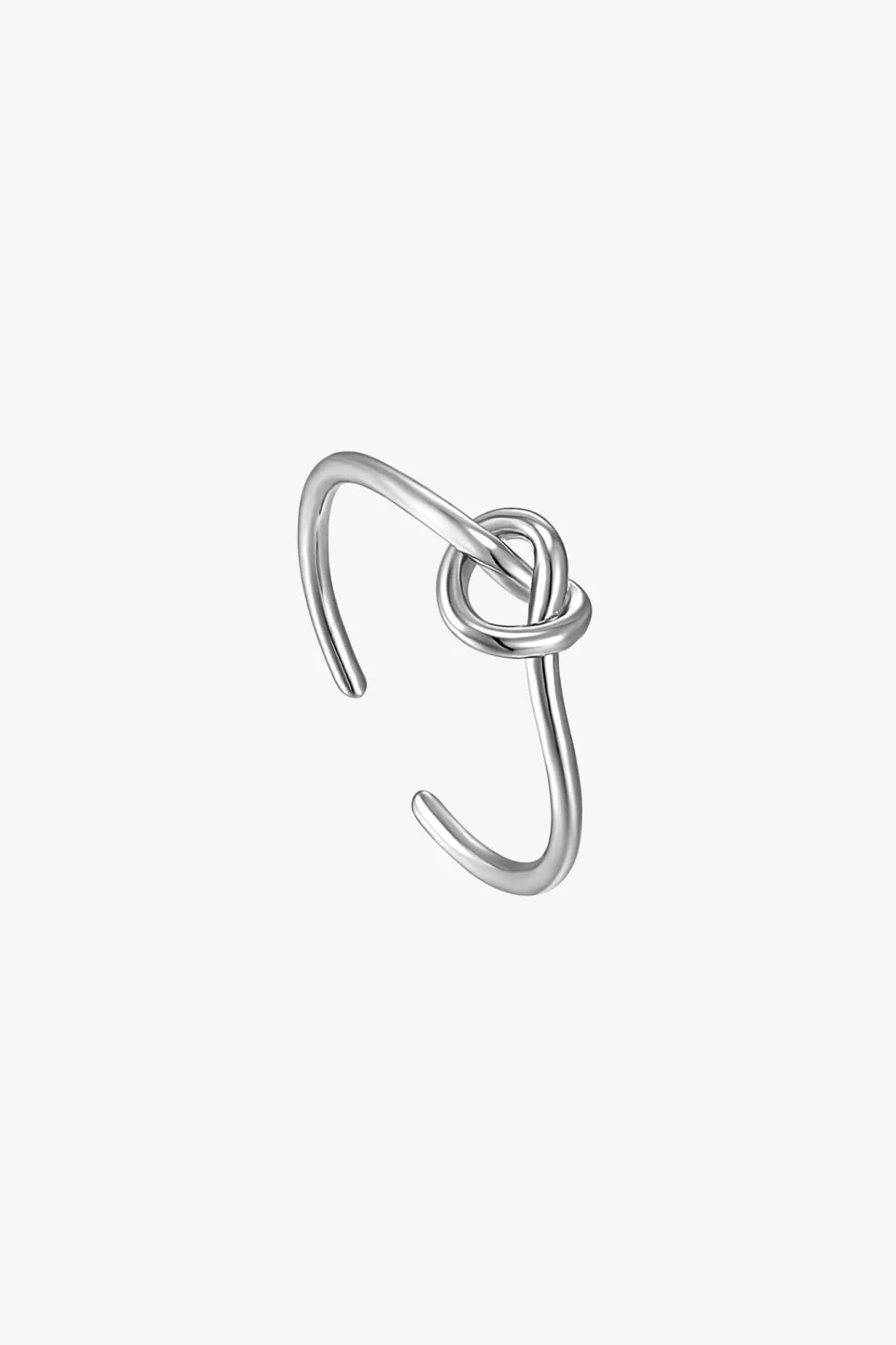 Ania Haie Forget Me Knot Adjustable EOL Silver Ring