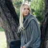 Humidity Lifestyle Fortune Grey Wool Scarf