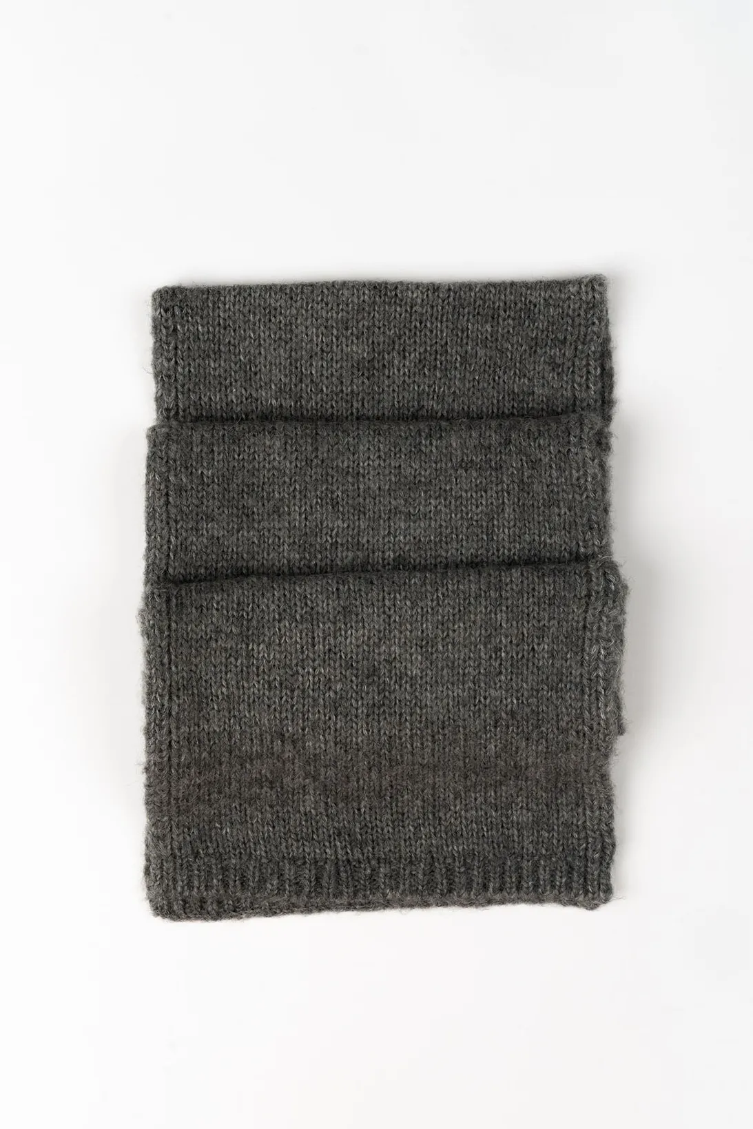 Humidity Lifestyle Fortune Grey Wool Scarf