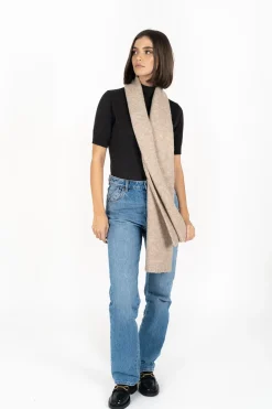 Humidity Lifestyle Fortune Hazelnut Wool Scarf