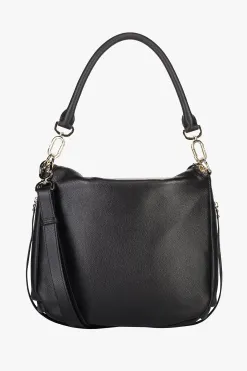 Saben Frankie Fold Over Black Shoulder Bag