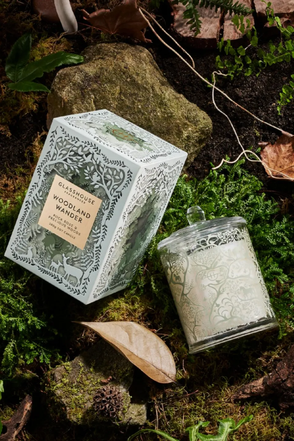 Glasshouse 380g Triple Scented Woodland Wander Limited Edition Candle