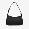Peta + Jain Gabi Black Vegan Leather Gold Hardware Shoulder Bag