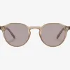 Le Specs Galavant Whiskey Round Mocha Lens Sunglasses