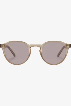 Le Specs Galavant Whiskey Round Mocha Lens Sunglasses