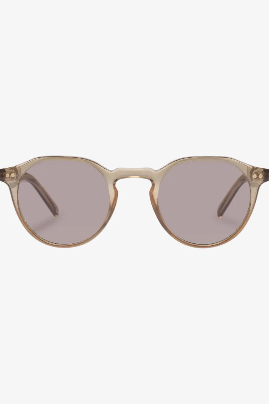 Le Specs Galavant Whiskey Round Mocha Lens Sunglasses
