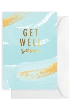 Elm Paper Get Well Brushy Greeting Card