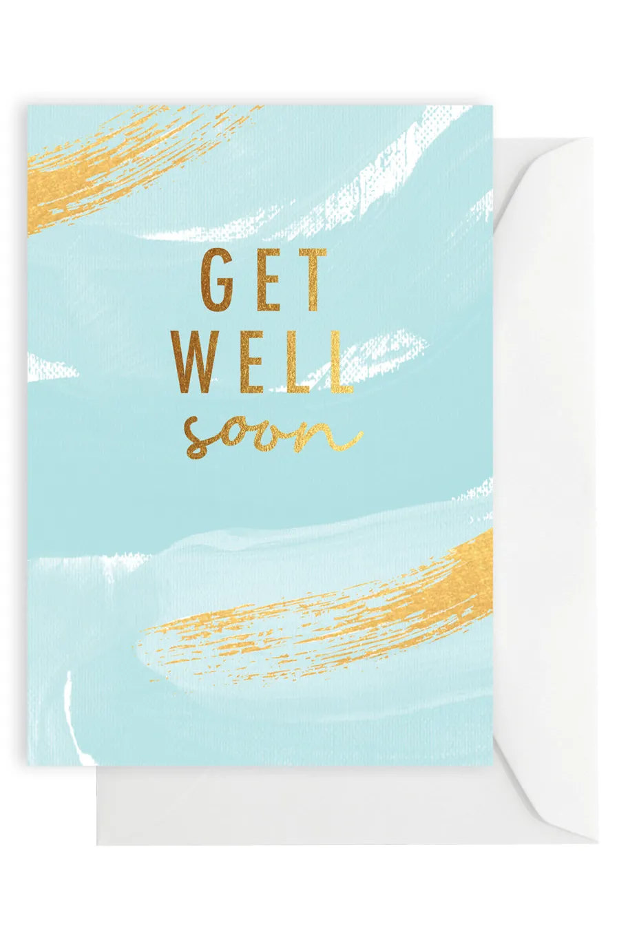 Elm Paper Get Well Brushy Greeting Card
