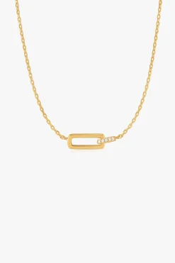 Ania Haie Glam Rock Gold Interlock Necklace